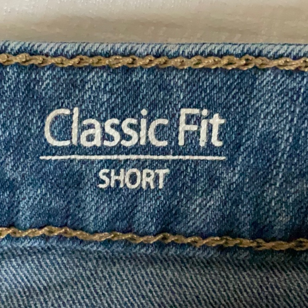 croft & barrow Classic Fit Jean Shorts Size 16 Women - Picture 4 of 6
